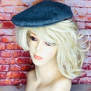 Vintage Country Gentleman Gray Wool  Newsboy Cabbie Hat